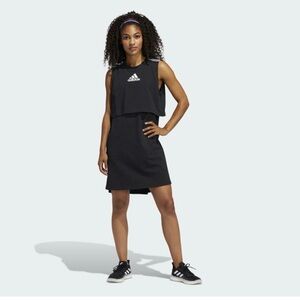 Adidas Black Layered Dress
